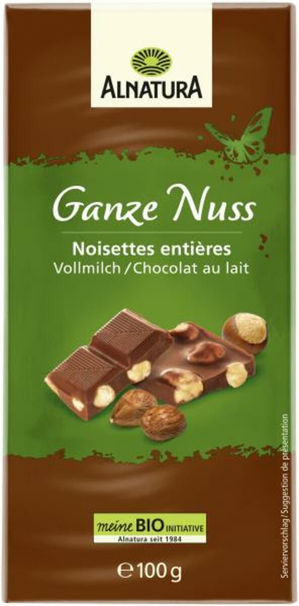 Bild 1 von Alnatura Ganze Nuss Vollmilch Schokolade