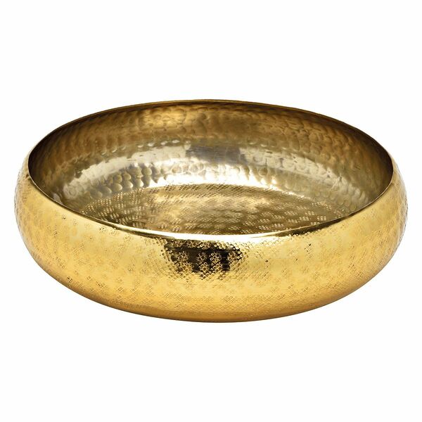 Bild 1 von G. WURM Schale aus Metall goldfarben ca. 29x6x29cm