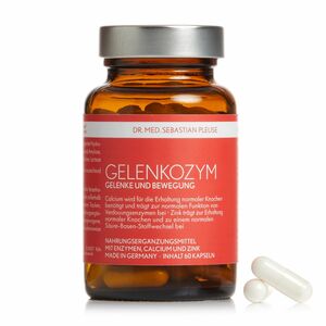 Dr. med. Sebastian Pleuse Gelenkozym mit Calcium, 60 Kapseln für 30 Tage
