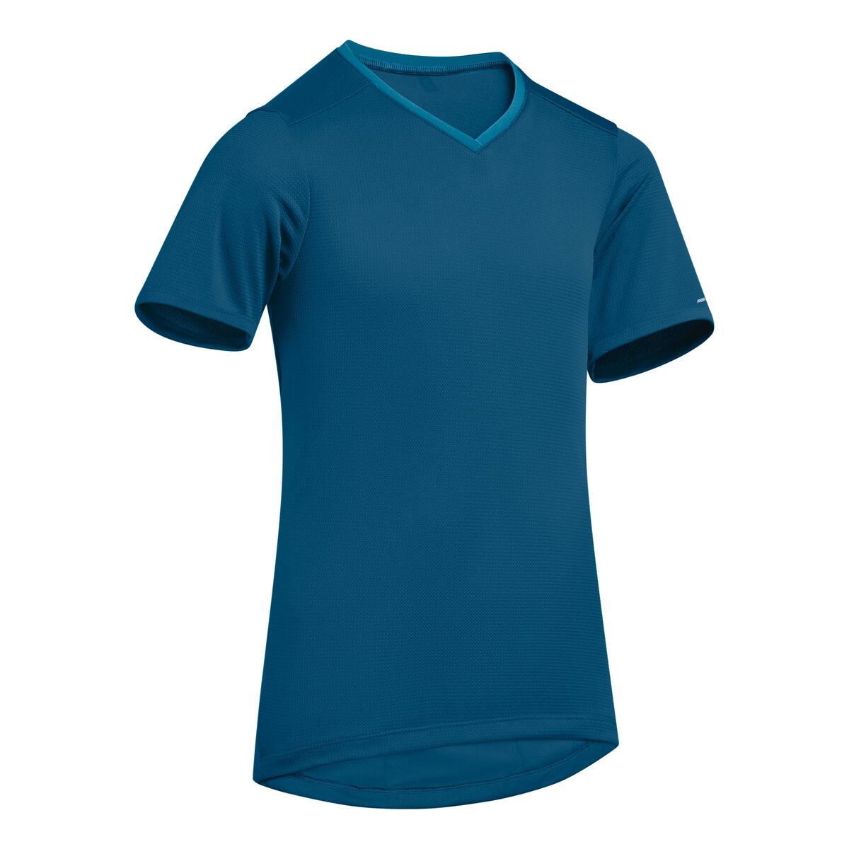 Bild 1 von Kurzarm-Radtrikot 100 Kinder schwarz/blau
