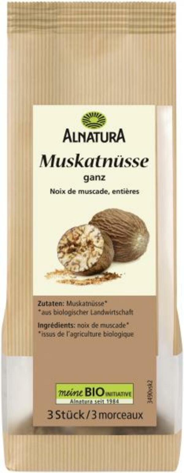 Bild 1 von Alnatura Muskatnuss ganz 3 Stück