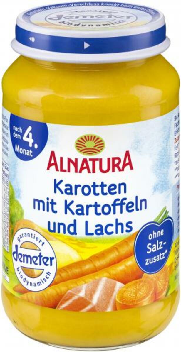 Bild 1 von Alnatura Karotten mit Kartoffeln und Lachs