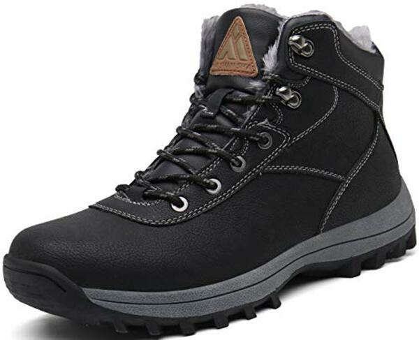 Bild 1 von Mishansha Damen Herren Winterschuhe Warm Gefüttert Winterstiefel Wasserdicht Trekking Wanderschuhe Gr.36-48