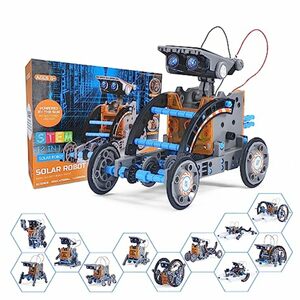 Solar Roboter ab 8 Jahre,OMWay STEM Spielzeug Experimente für Kinder Alter 9 10 11 12,Konstruktionsspielzeug Bausatz,Geschenke Spielzeug für 13 14 Jährige Junge Mädchen