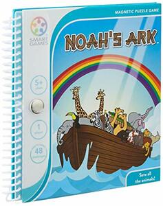 SmartGames SGT240 - Noah's Ark, Magnetic Puzzle Game with 48 Challenges, 5+ Years