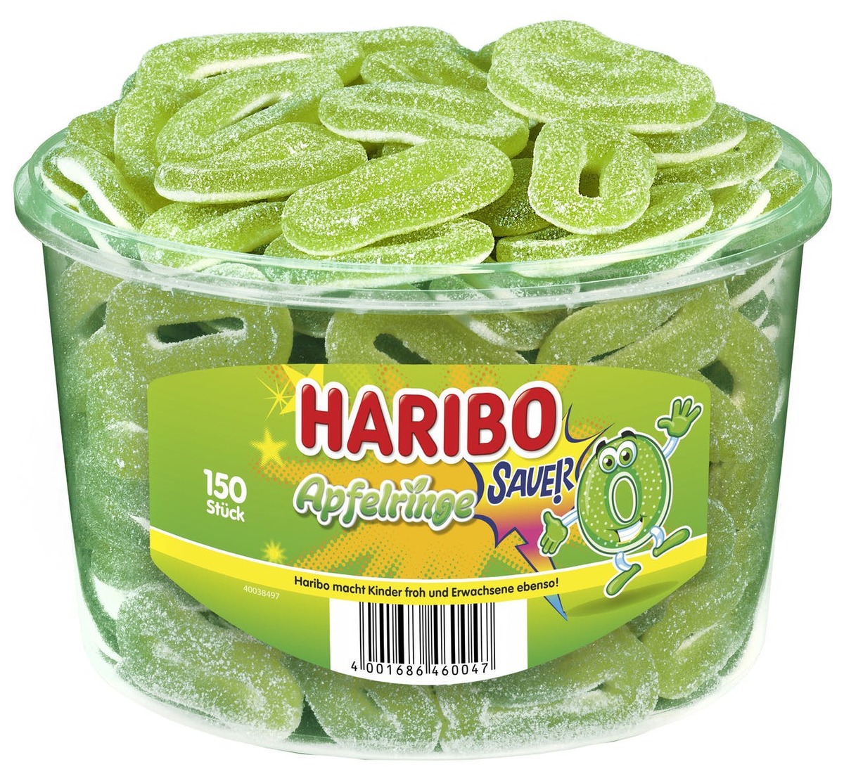 Bild 1 von HARIBO Saure Apfelringe (1,2 kg)