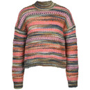 Bild 1 von Damen Pullover mit bunten Streifen