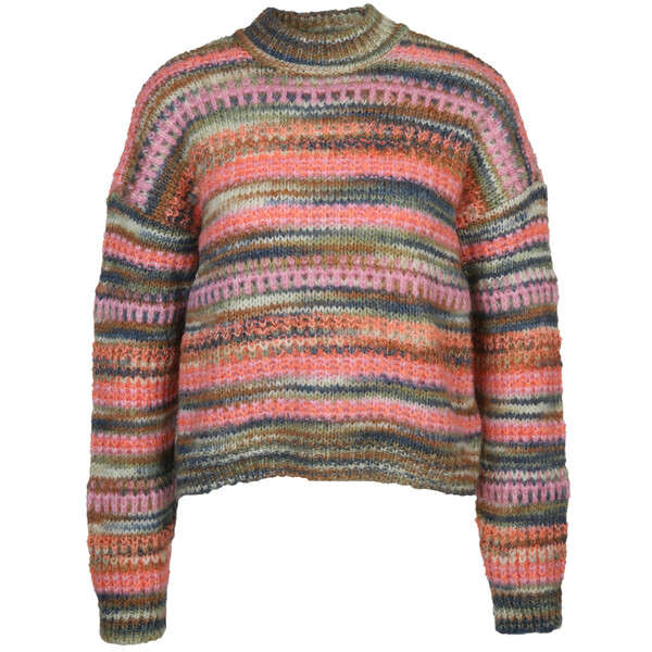 Bild 1 von Damen Pullover mit bunten Streifen