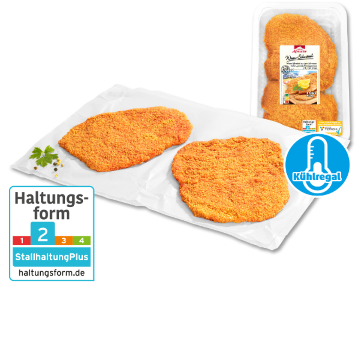 Bild 1 von ALMTALER Frische Wiesn-Schnitzel*