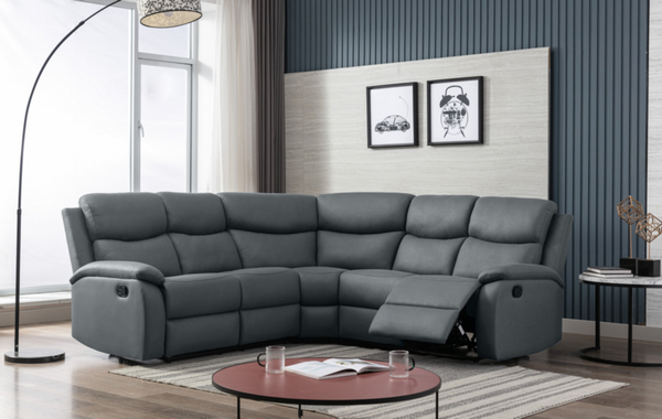 Bild 1 von Happy Home Ecksofa mit verstellbare Relax- und Liegefunktion grau