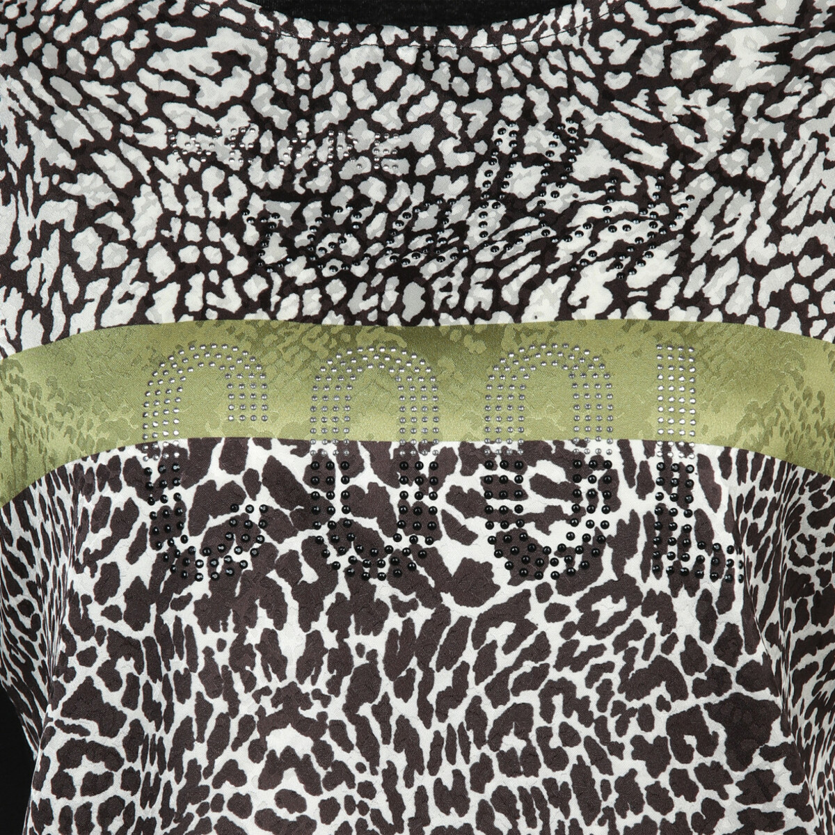 Bild 3 von Damen Shirt mit Minimalprint und Glitzersteinchen