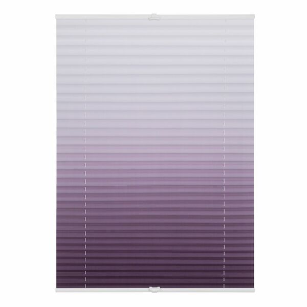 Bild 1 von Lichtblick Plissee Klemmfix, ohne Bohren, verspannt, Farbverlauf - Taupe Weiß, 110 cm x 130 cm (B x