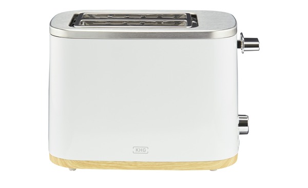 Bild 1 von KHG Toaster  TO-810 WWD weiß Metall lackiert, Kunststoff Maße (cm): B: 28,5 H: 16,8 T: 19,5 Sale