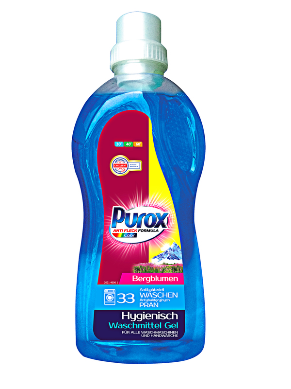 Bild 1 von Purox Color Waschgel 'Bergblume' 1 Liter