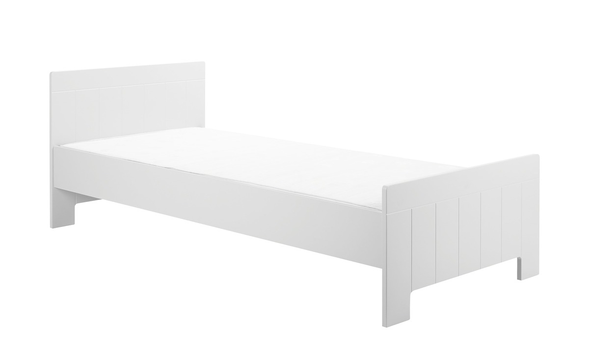 Bild 1 von Bett weiß Maße (cm): B: 96 H: 76 Jugendmöbel