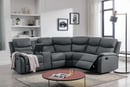 Bild 1 von Happy Home Ecksofa mit Stauraum & verstellbare Relax- und Liegefunktion grau