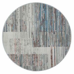 Teppich Arden , 120cm x 120cm, Farbe Multicolor, rund, Florhöhe 8mm