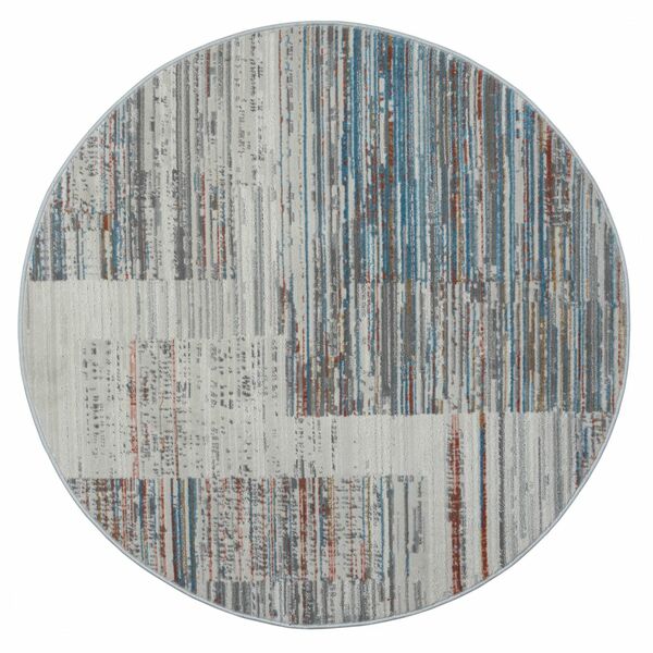 Bild 1 von Teppich Arden , 120cm x 120cm, Farbe Multicolor, rund, Florhöhe 8mm