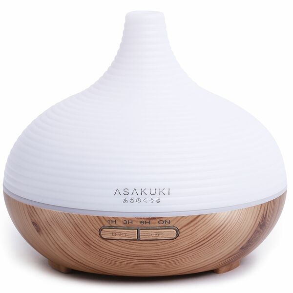 Bild 1 von ASAKUKI 300ml Aroma Diffuser für Duftöle, Premium Ultraschall Luftbefeuchter Aromatherapie Öle Diffu