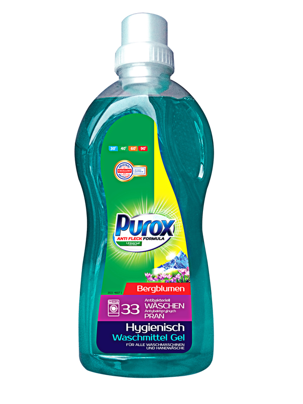 Bild 1 von Purox Universal Waschgel 'Bergblume' 1 Liter