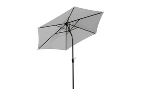 Schneider Schirme Sonnenschirm  Bilbao grau Maße (cm): H: 228  Ø: [220.0] Garten