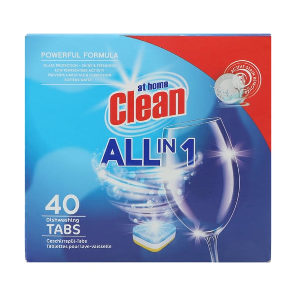 Bild 1 von Clean All in 1 Geschirrspültabs 40 Tabs