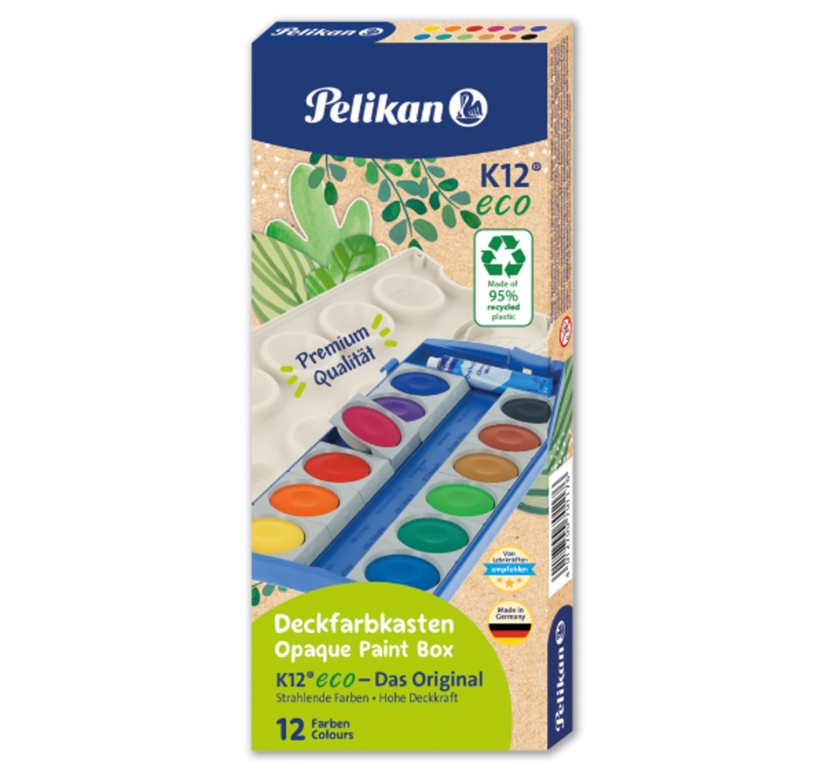 Bild 1 von PELIKAN Deckfarbkasten K12 ECO*