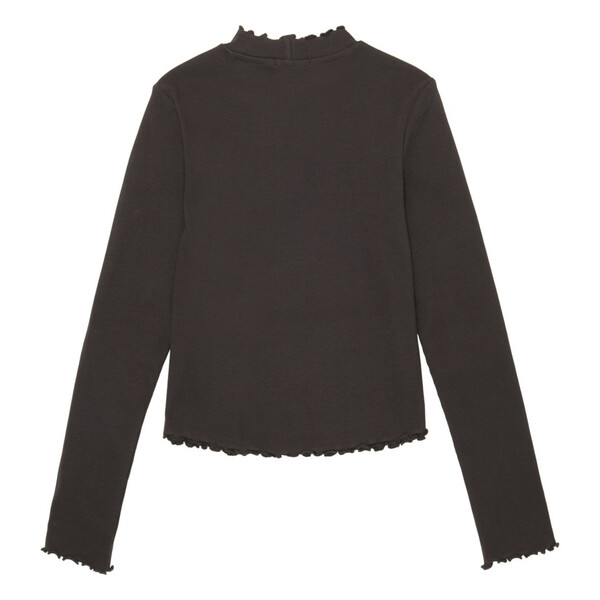 Bild 2 von Mädchen Rippshirt mit Stehkragen