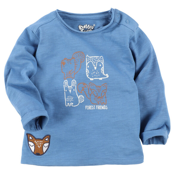 Bild 1 von Baby Jungen Longsleeve mit Print und Applikation