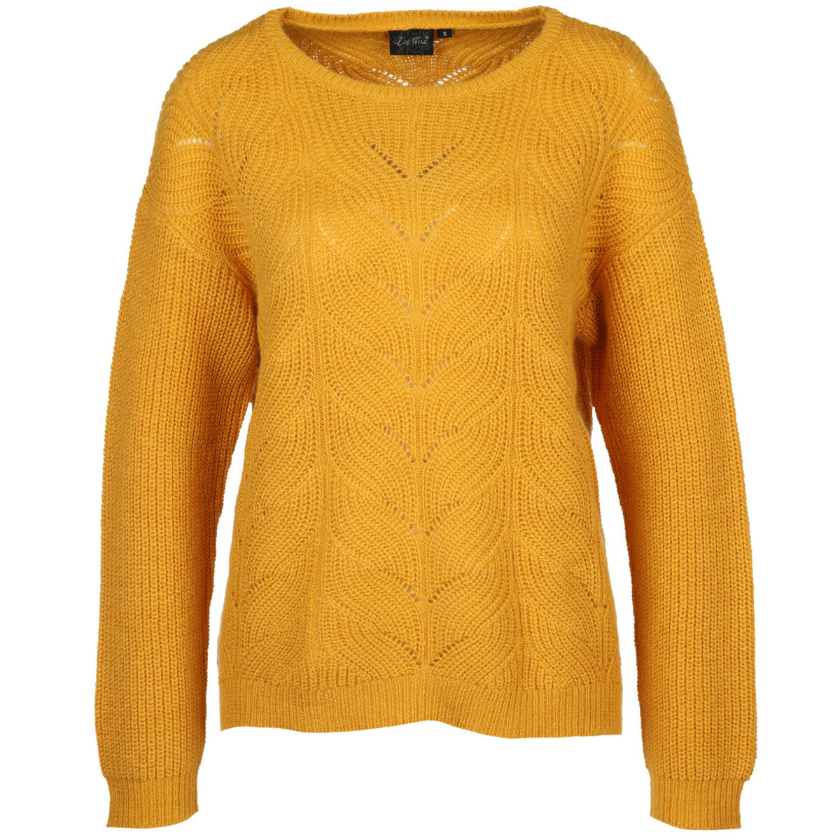 Bild 1 von Damen Strickpullover mit Lochmuster