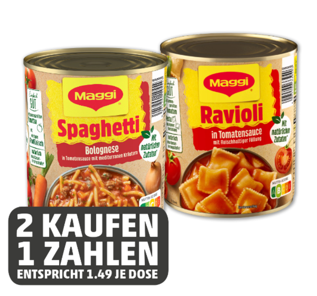 Bild 1 von MAGGI Spaghetti oder Ravioli*