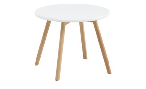 Kinder-Tisch weiß Maße (cm): H: 48  Ø: [60.0] Kindermöbel