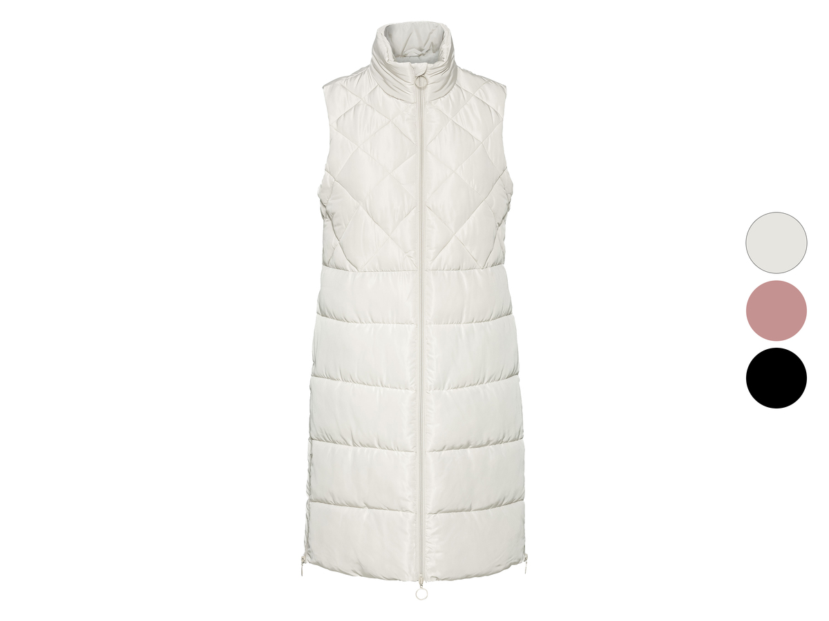 Bild 1 von esmara® Damen Longweste, hoher Stehkragen