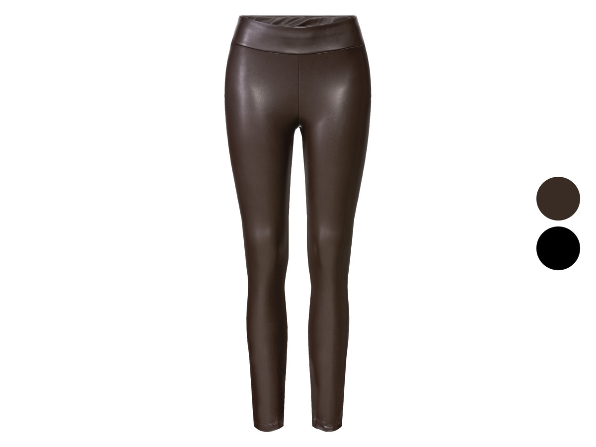 Bild 1 von esmara® Damen Leggings in Lederoptik