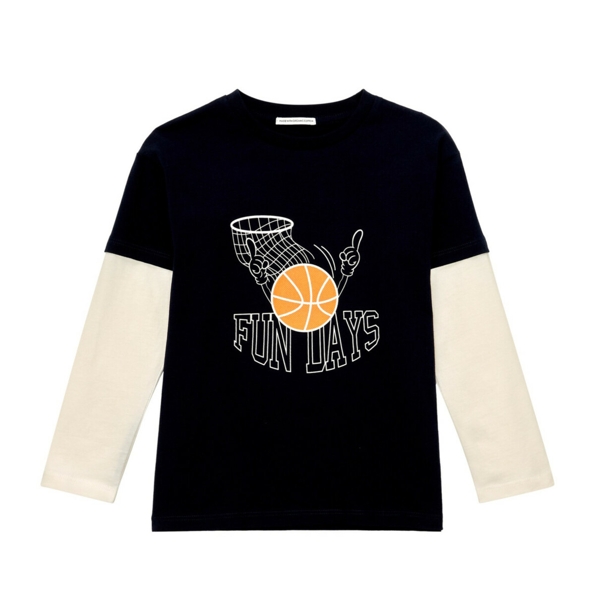 Bild 1 von Jungen Langarmshirt mit Frontprint