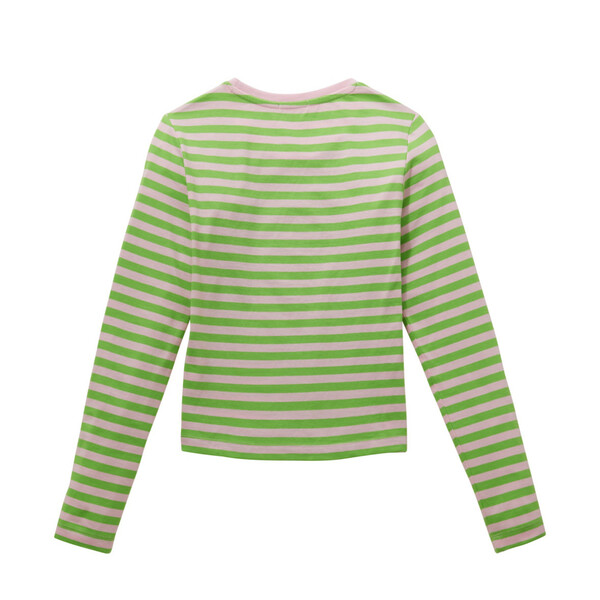Bild 2 von Mädchen Langarmshirt mit Streifen