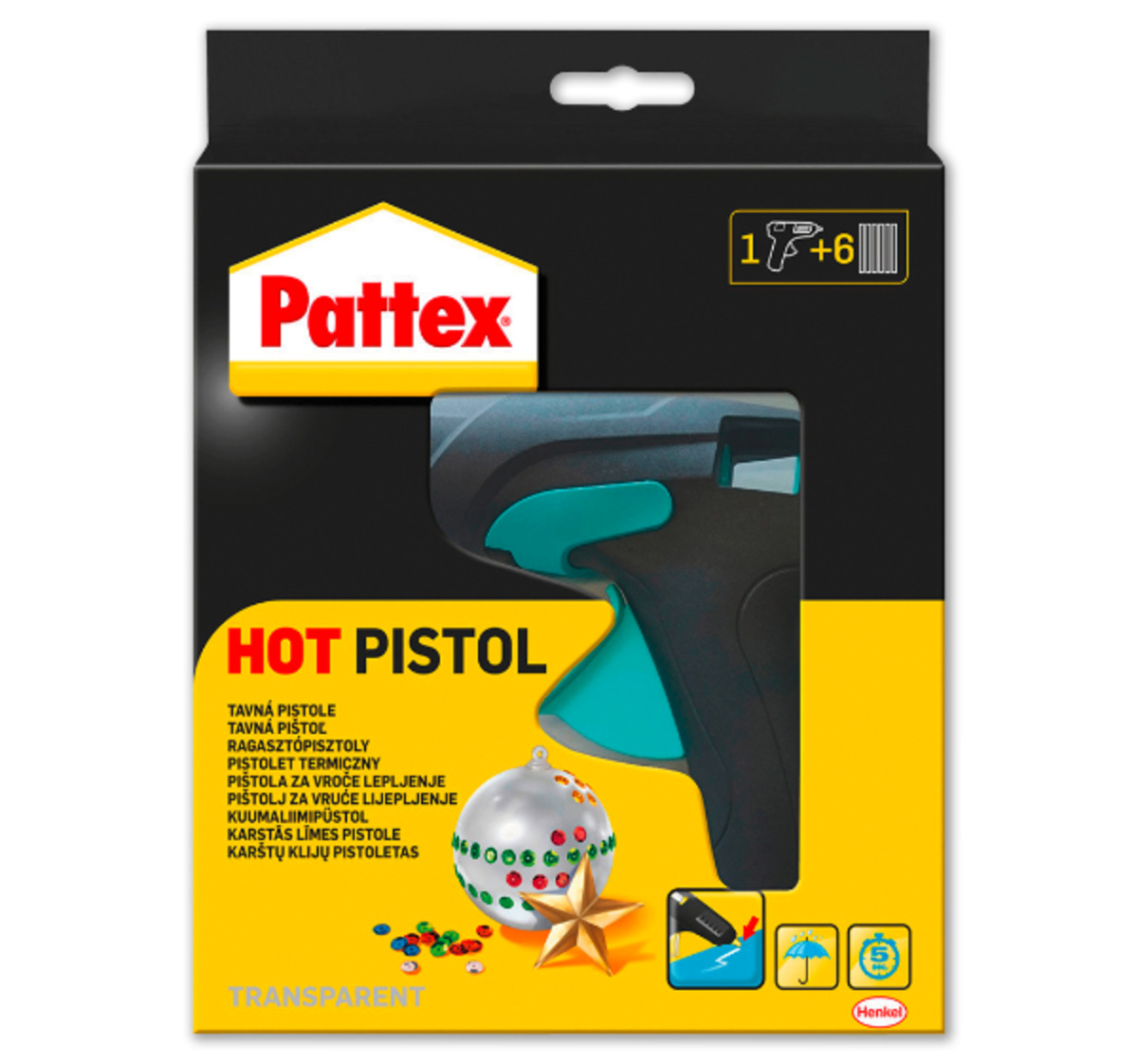 Bild 1 von PATTEX Starterset Heißklebepistole*