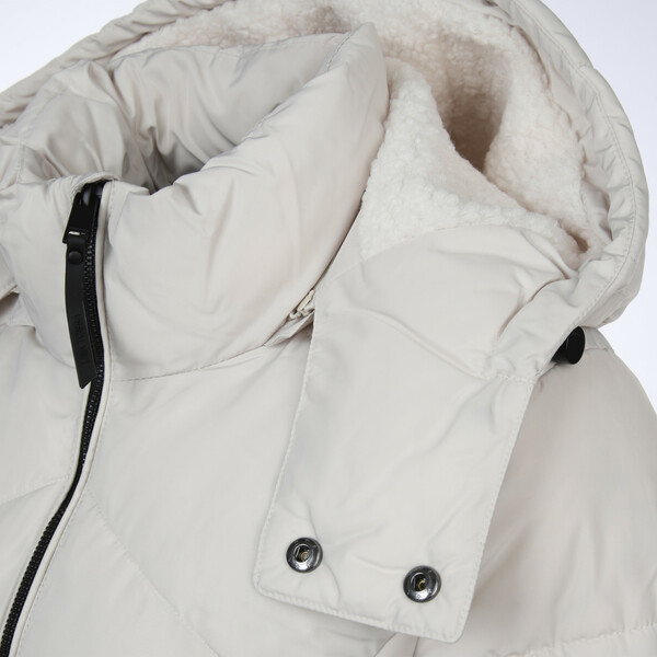 Bild 4 von Damen Steppjacke mit abnehmbarer Kapuze