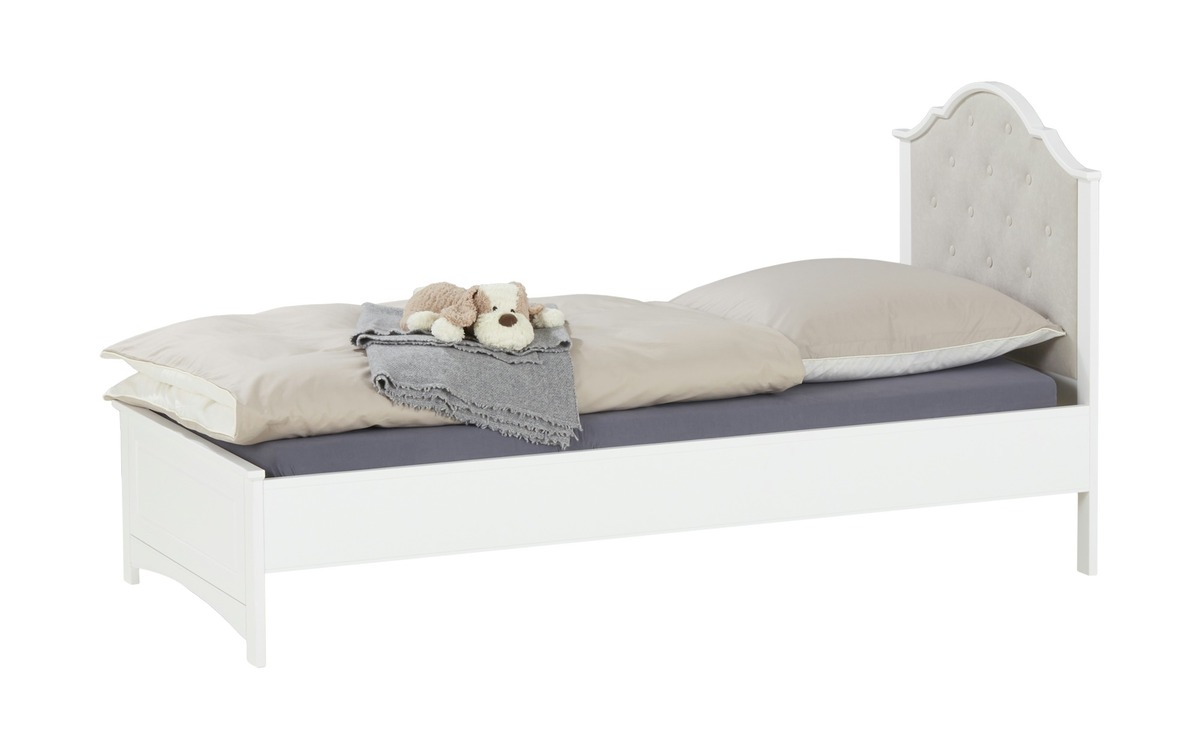 Bild 1 von Bett weiß Maße (cm): B: 95 H: 110 Jugendmöbel