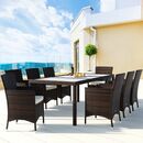 Bild 1 von Casaria® Sitzgruppe Polyrattan G3 8+1 Set (17tlg) braun