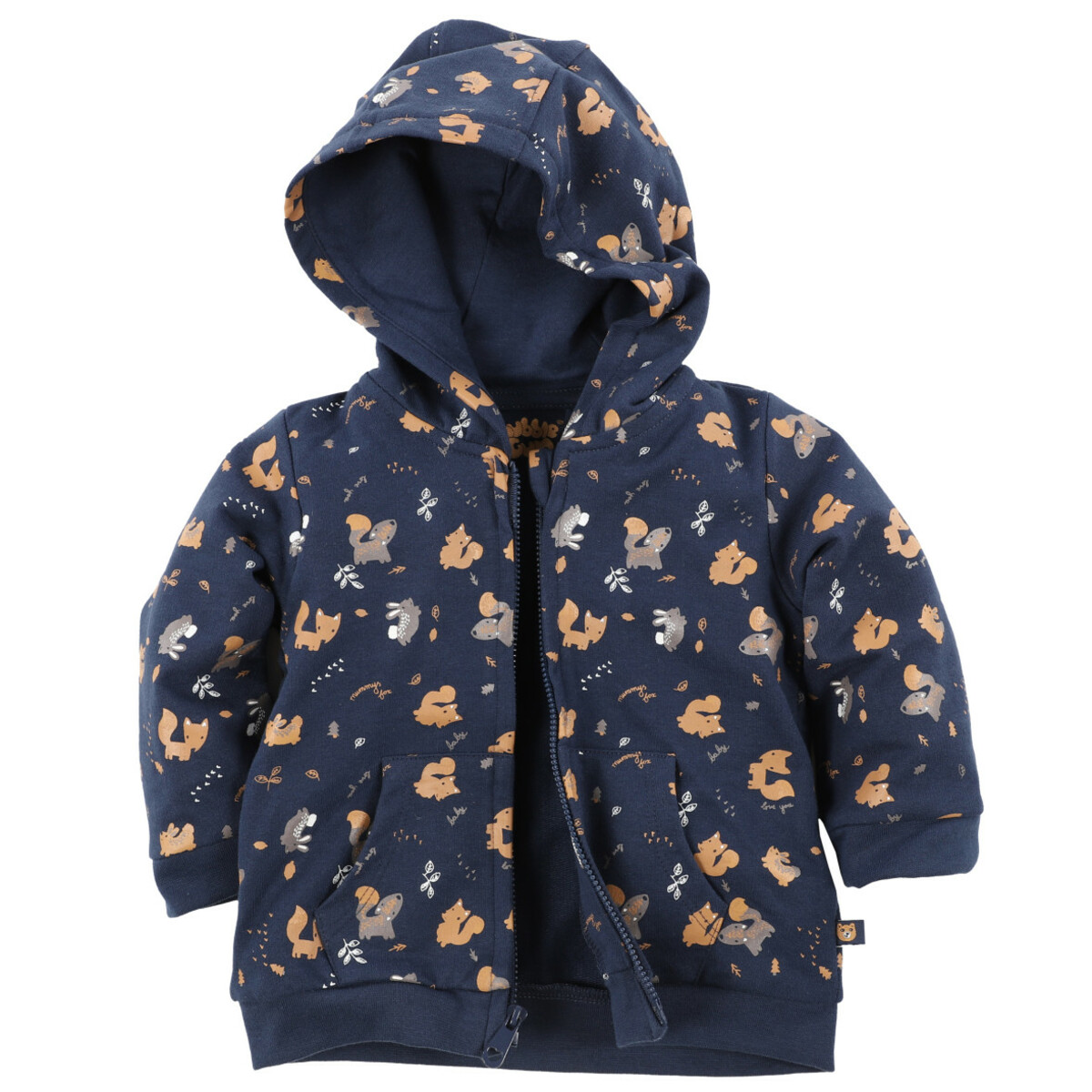 Bild 4 von Baby Sweatjacke mit Kapuze und Alloverprint