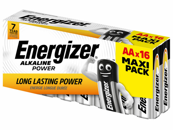 Bild 1 von Energizer Alkaline Power Mignon (AA) 16 Stück plastkfrei