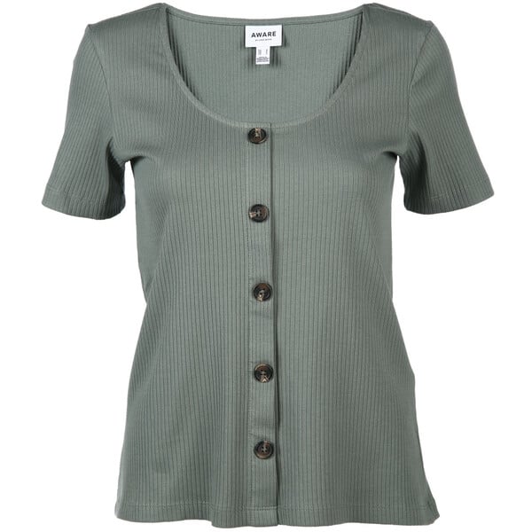 Bild 1 von Vero Moda VMHELSINKI SS TOP GA Shirt mit Zierknöpfen