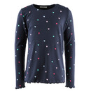 Bild 1 von Mädchen Langarmshirt mit Herzen Alloverprint
