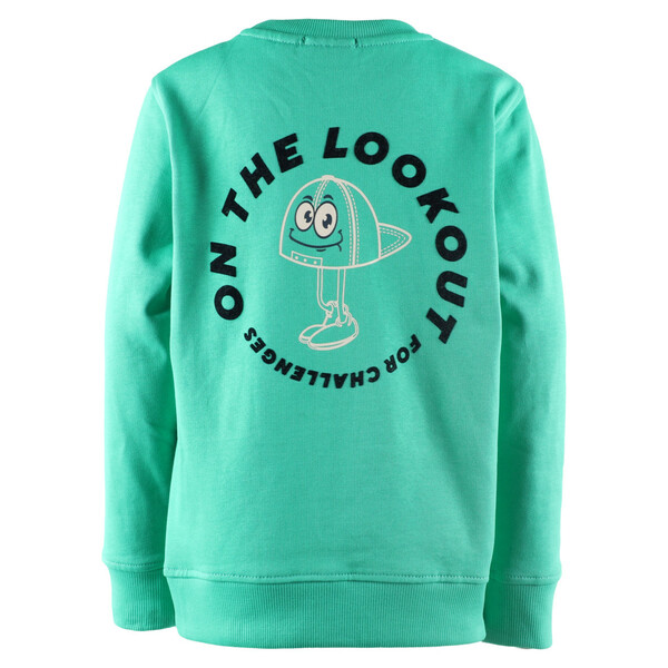 Bild 2 von Jungen Sweatshirt mit Print und Kängurutasche