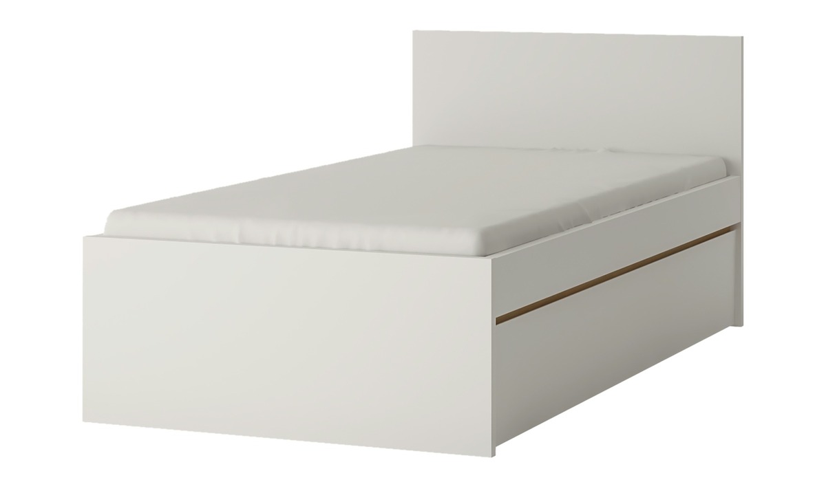 Bild 1 von Bett weiß Maße (cm): B: 96,2 H: 80 Jugendmöbel