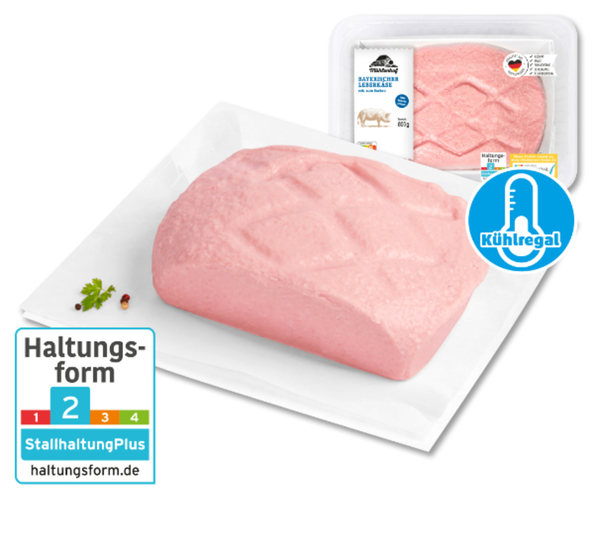 Bild 1 von MÜHLENHOF Frischer bayerischer Leberkäse*