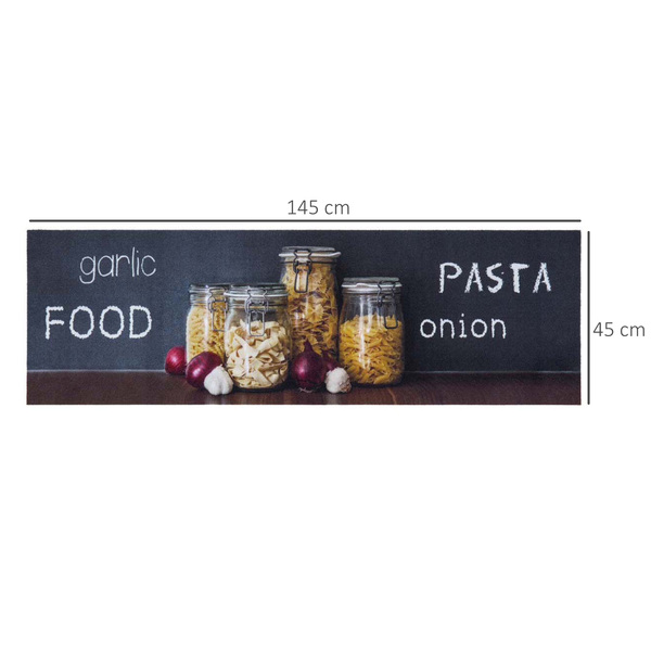 Bild 2 von HOMCOM Läufer Pasta 145 x 45 x 0,5 cm
