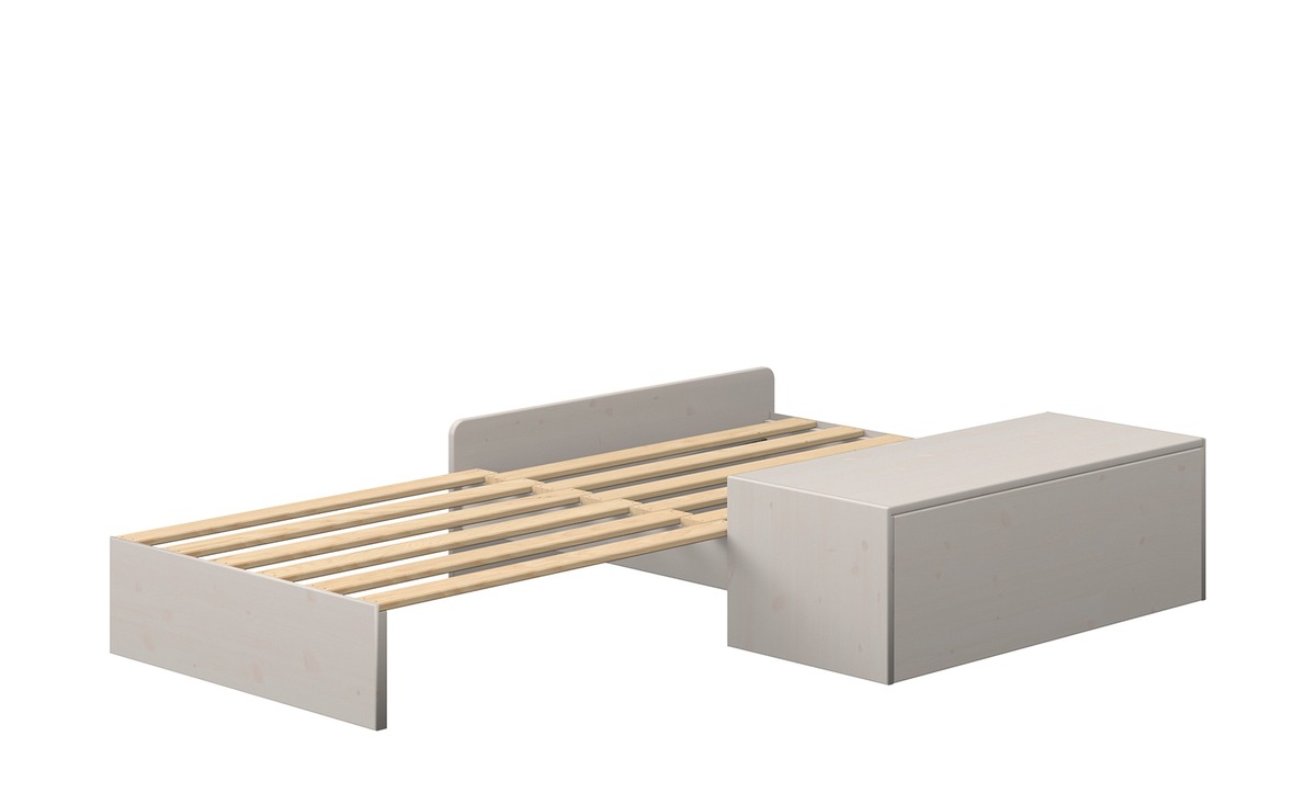 Bild 1 von FLEXA Sofabett grau Maße (cm): B: 95 H: 32 T: 95 Jugendmöbel