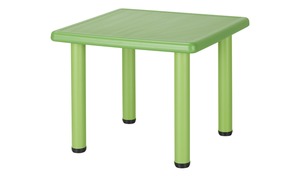 Kindertisch  Kindersitzgruppe grün Maße (cm): B: 62 H: 50,5 T: 62 Garten